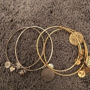 4 Alex and Ani Bracelets